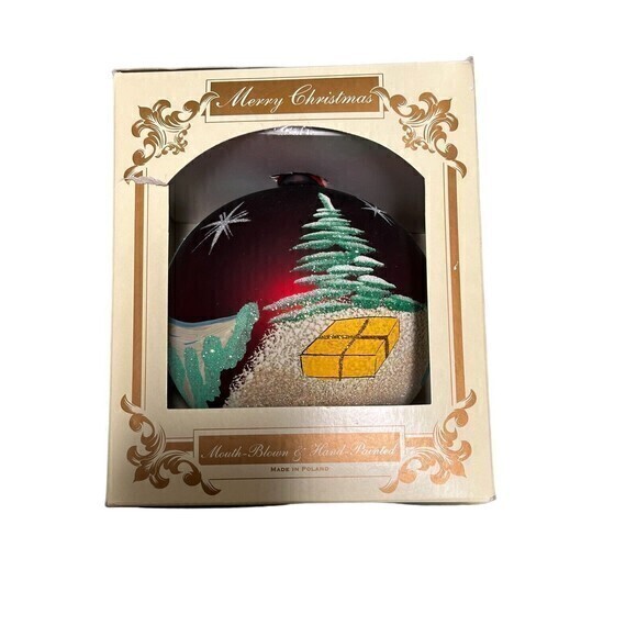 Impuls Christmas Ornament Mouth Blown & Hand Painted Made in Poland NEW… - Picture 2 of 7